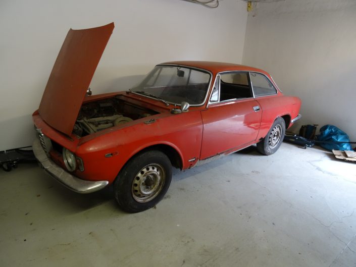 Alfa Romeo GT 1300 Junior – Originalzustand nach Abmeldung 1977 – 001