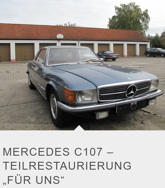 Mercedes Benz W 107 Schloss Verschluss Verdeck Verdeckkasten